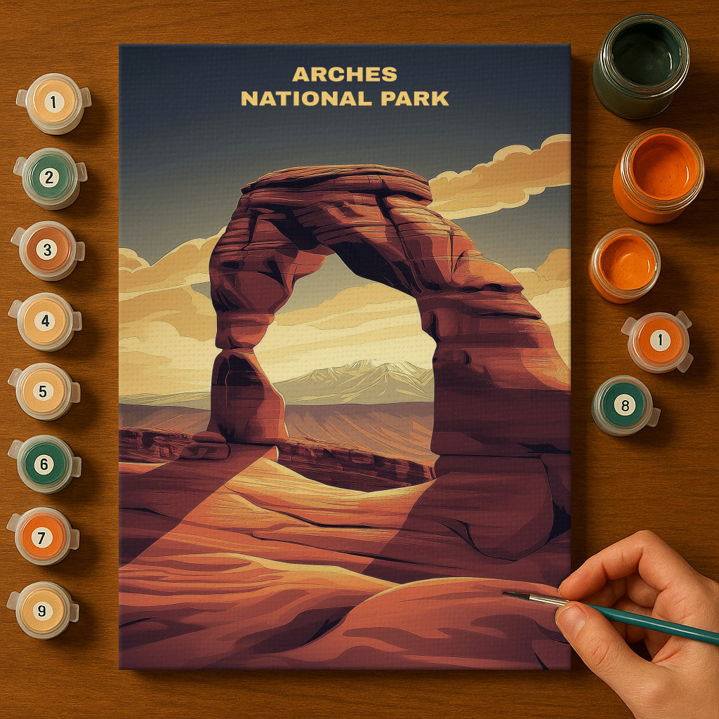 Arches National Park | Paint by Numbers Kit EasyArtJoy