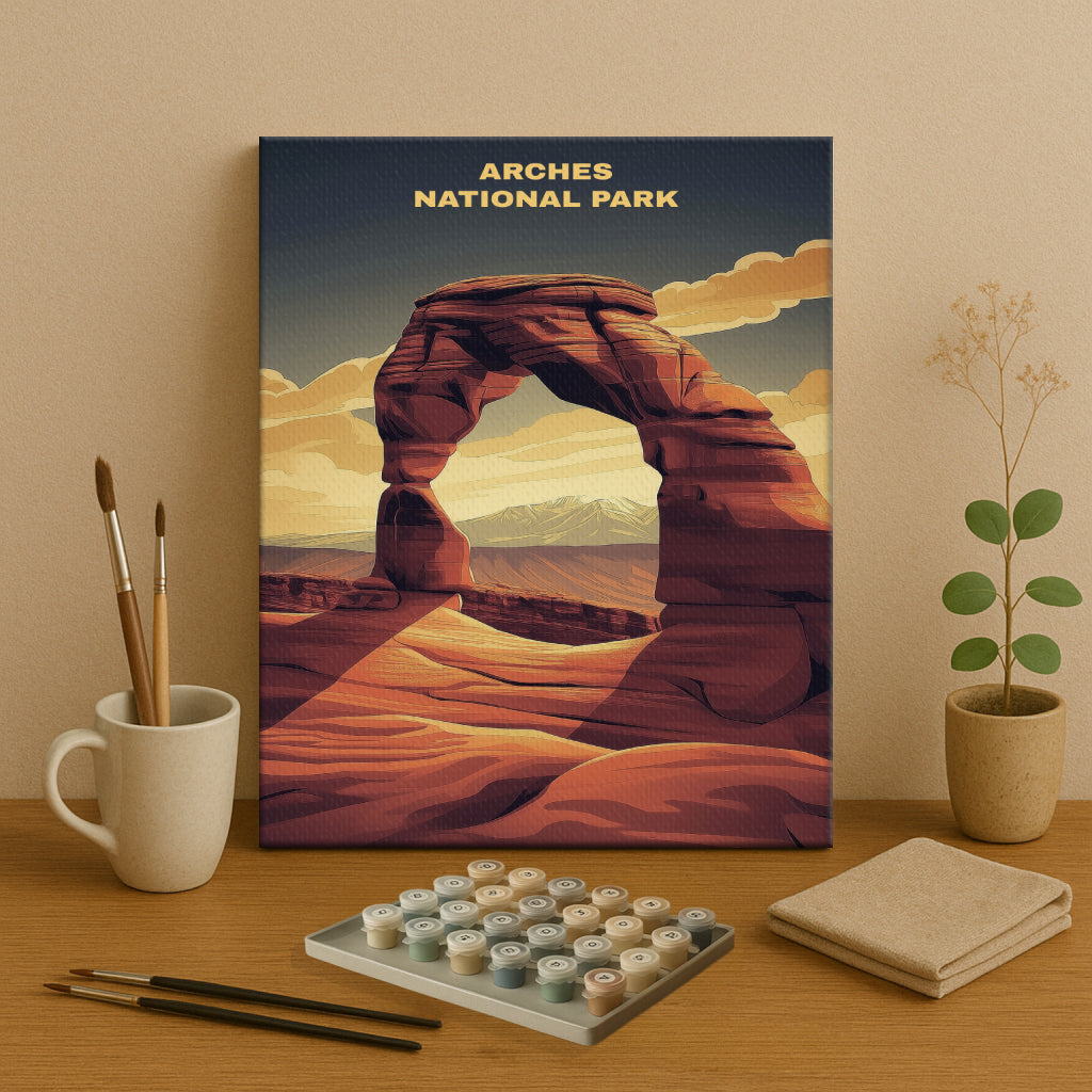 Arches National Park | Paint by Numbers Kit EasyArtJoy
