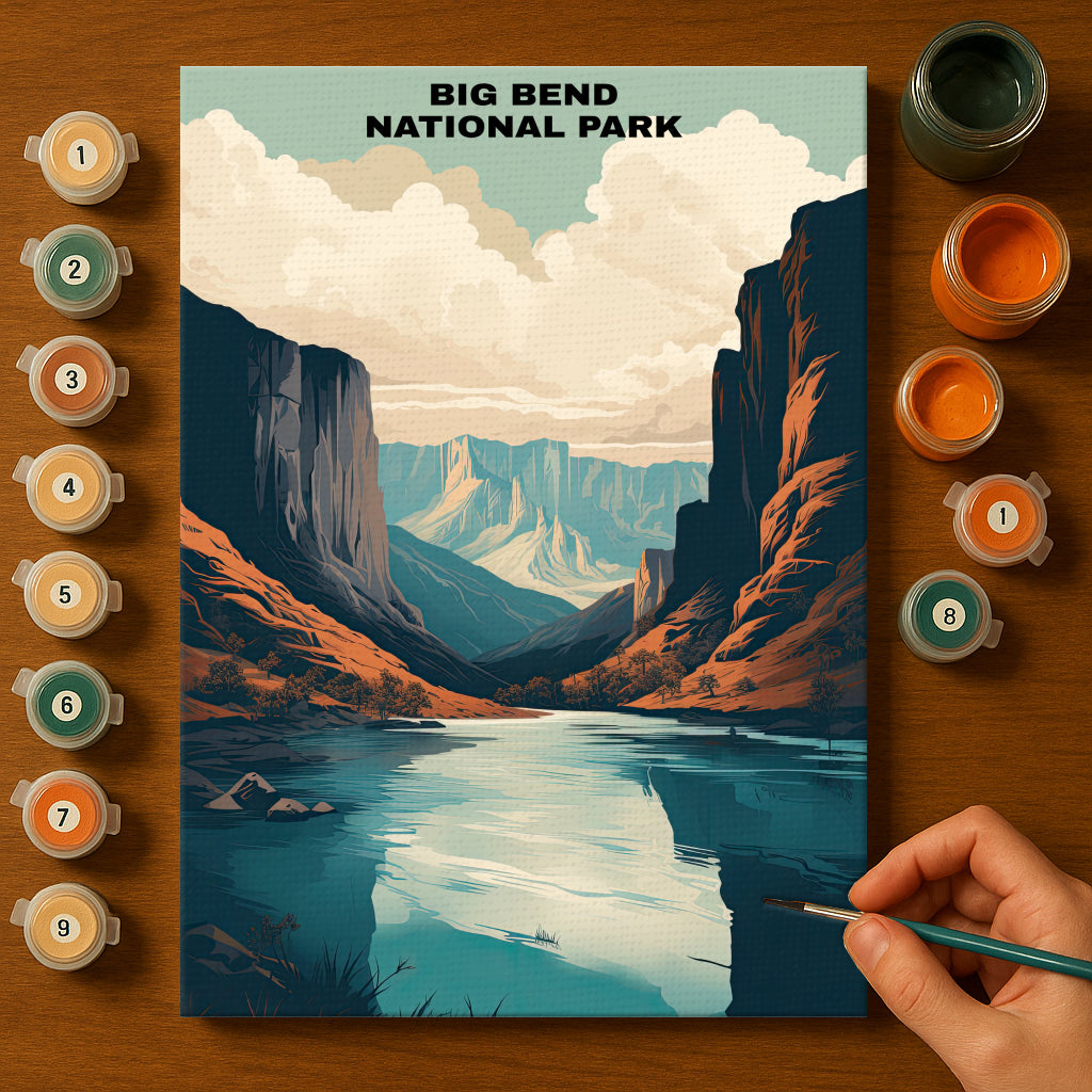 Big Bend National Park | Paint by Numbers Kit EasyArtJoy