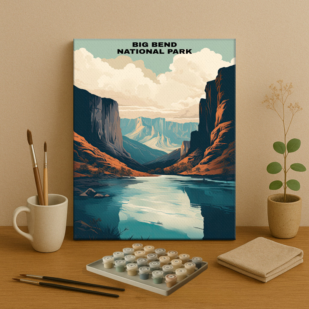 Big Bend National Park | Paint by Numbers Kit EasyArtJoy