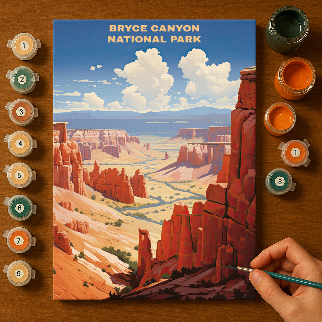 Bryce Canyon National Park | Paint by Numbers Kit EasyArtJoy