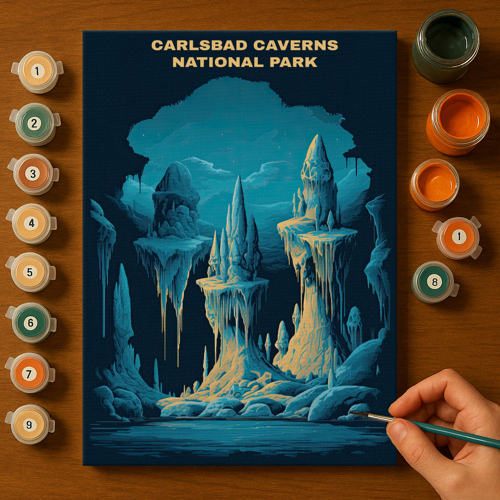 Carlsbad Caverns National Park | Paint by Numbers Kit EasyArtJoy