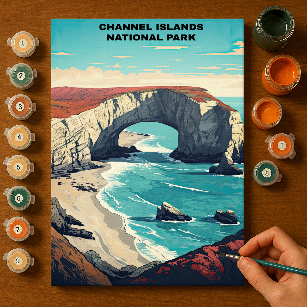 Channel Islands National Park | Paint by Numbers Kit EasyArtJoy