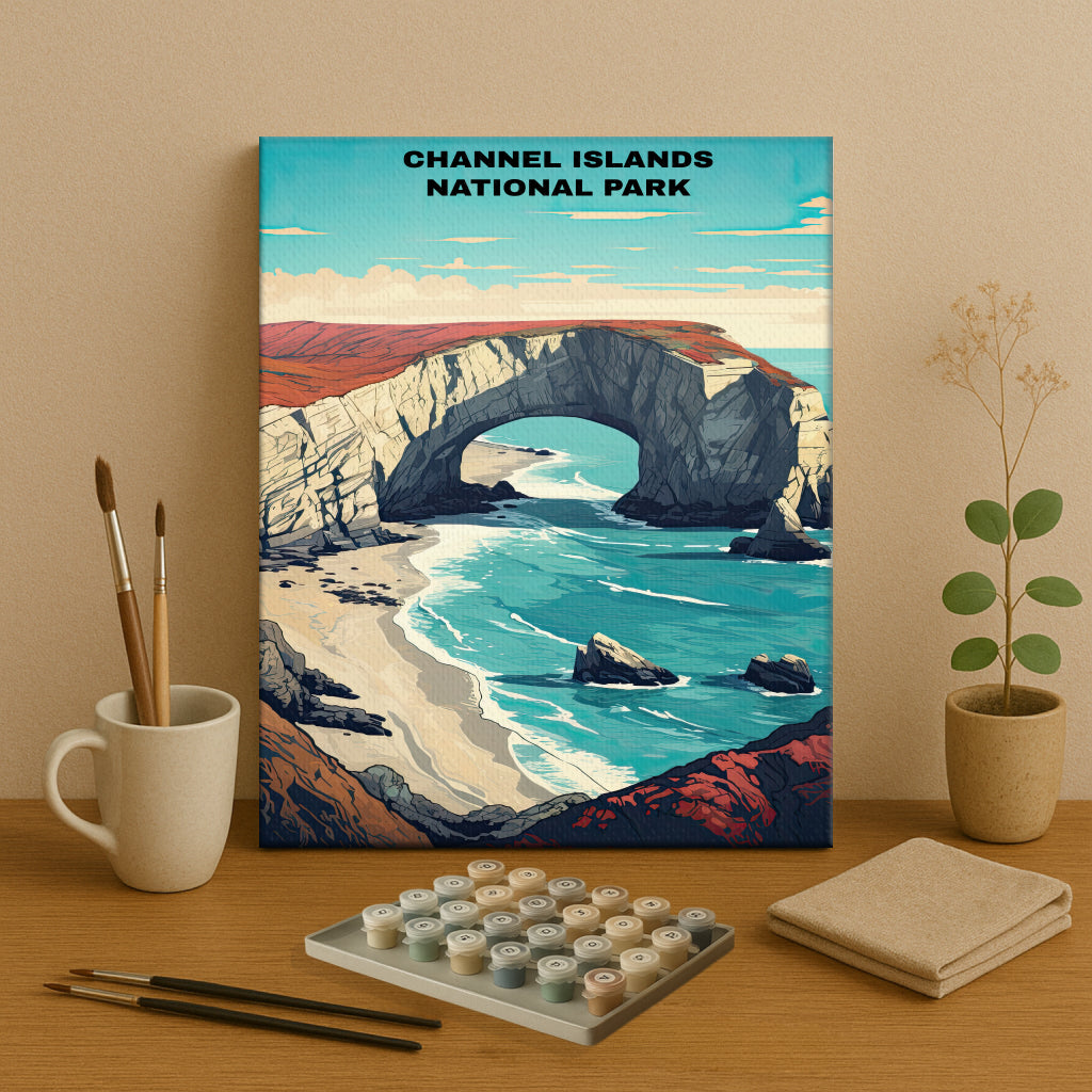 Channel Islands National Park | Paint by Numbers Kit EasyArtJoy