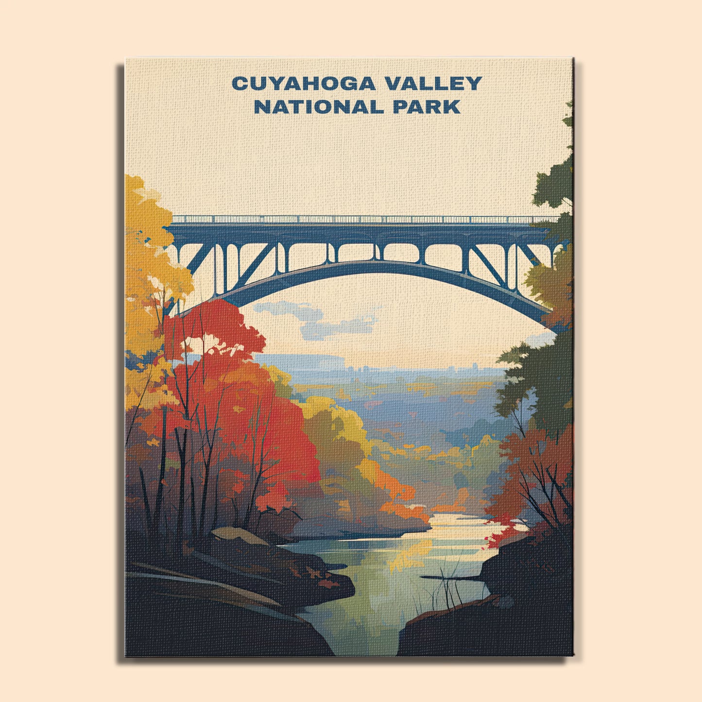 Cuyahoga Valley National Park | Paint by Numbers Kit EasyArtJoy