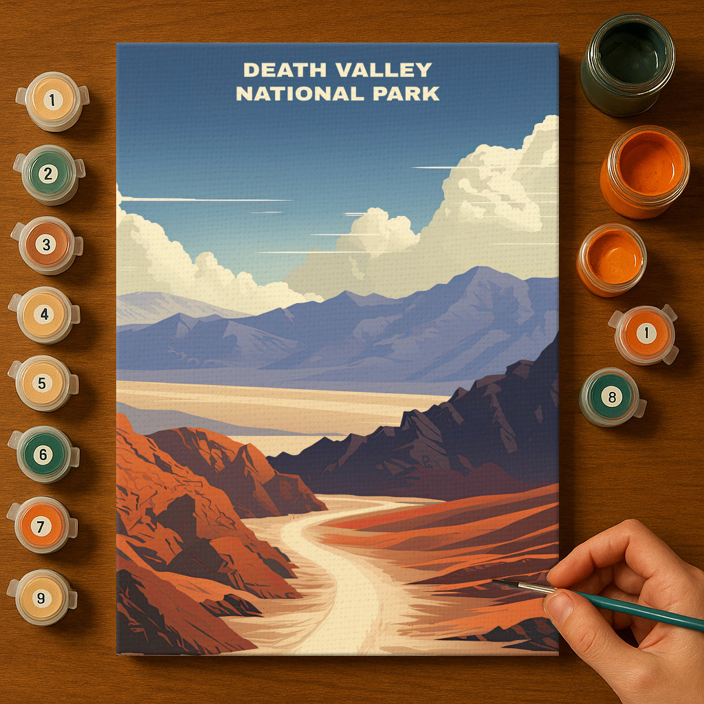 Death Valley National Park | Paint by Numbers Kit EasyArtJoy