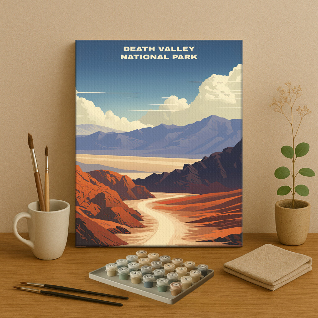 Death Valley National Park | Paint by Numbers Kit EasyArtJoy