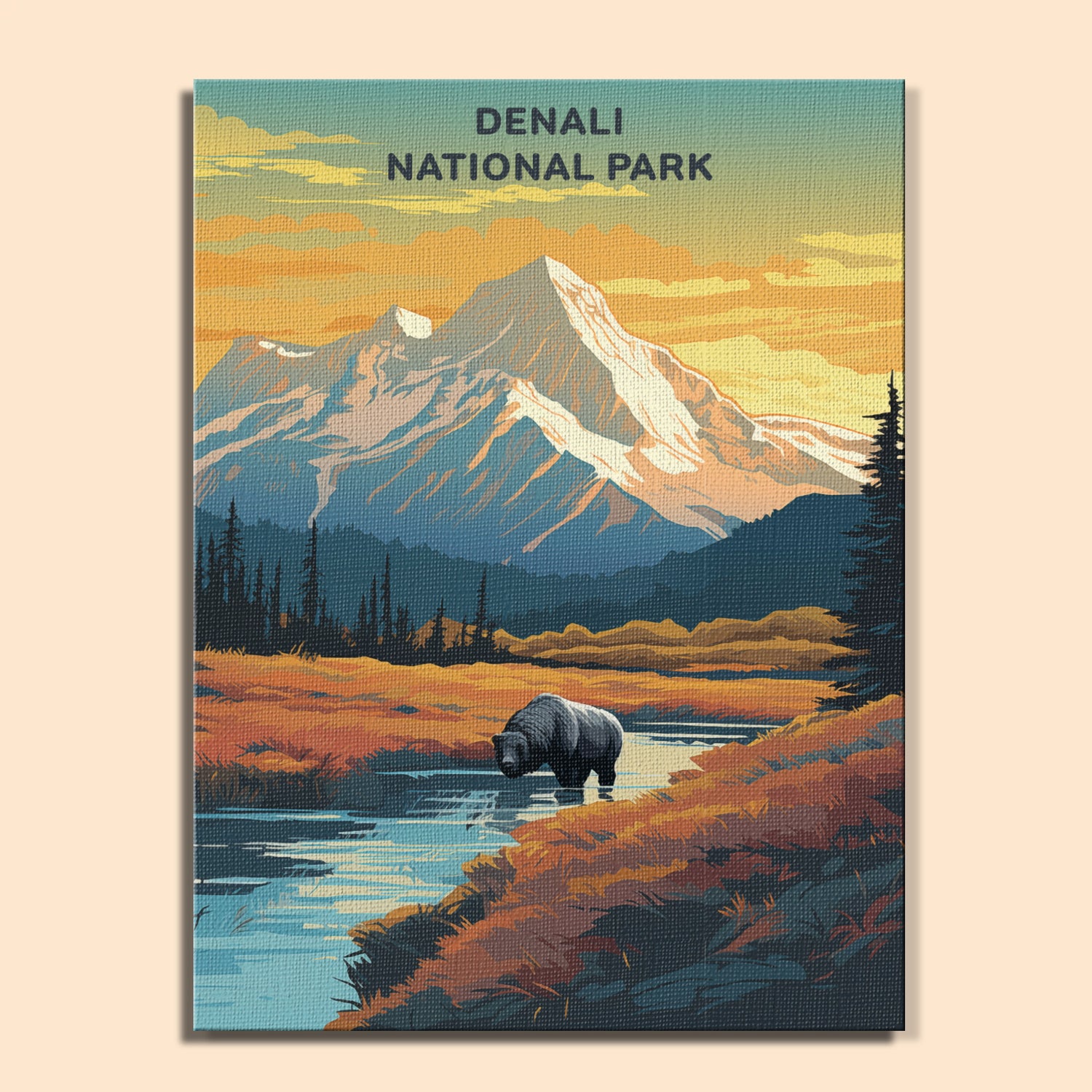 Denali National Park (Original Edition) | Paint by Numbers Kit EasyArtJoy