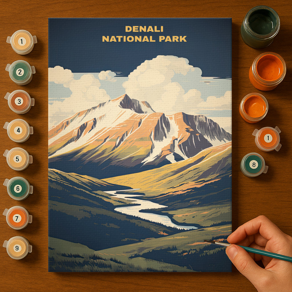 Denali National Park | Paint by Numbers Kit EasyArtJoy