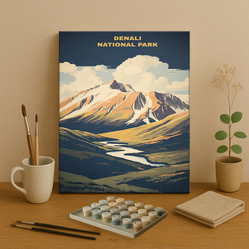 Denali National Park | Paint by Numbers Kit EasyArtJoy