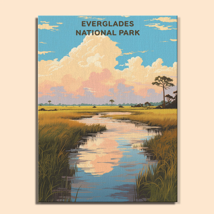 Everglades National Park (Original Edition) | Paint by Numbers Kit EasyArtJoy