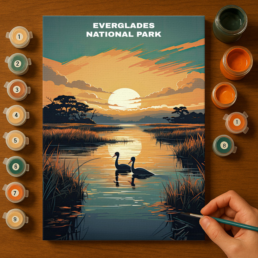 Everglades National Park | Paint by Numbers Kit EasyArtJoy