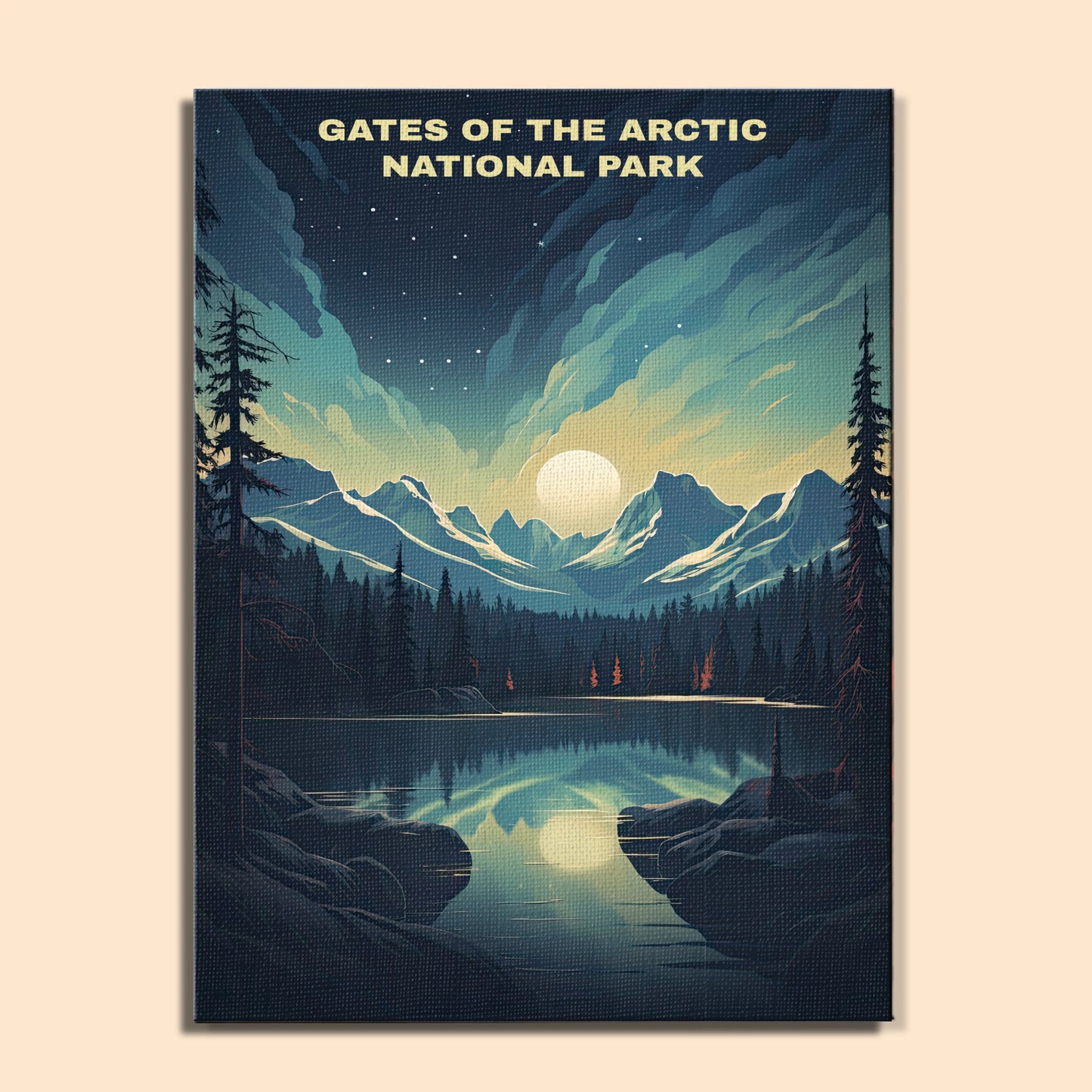 Gates of the Arctic National Park | Paint by Numbers Kit EasyArtJoy