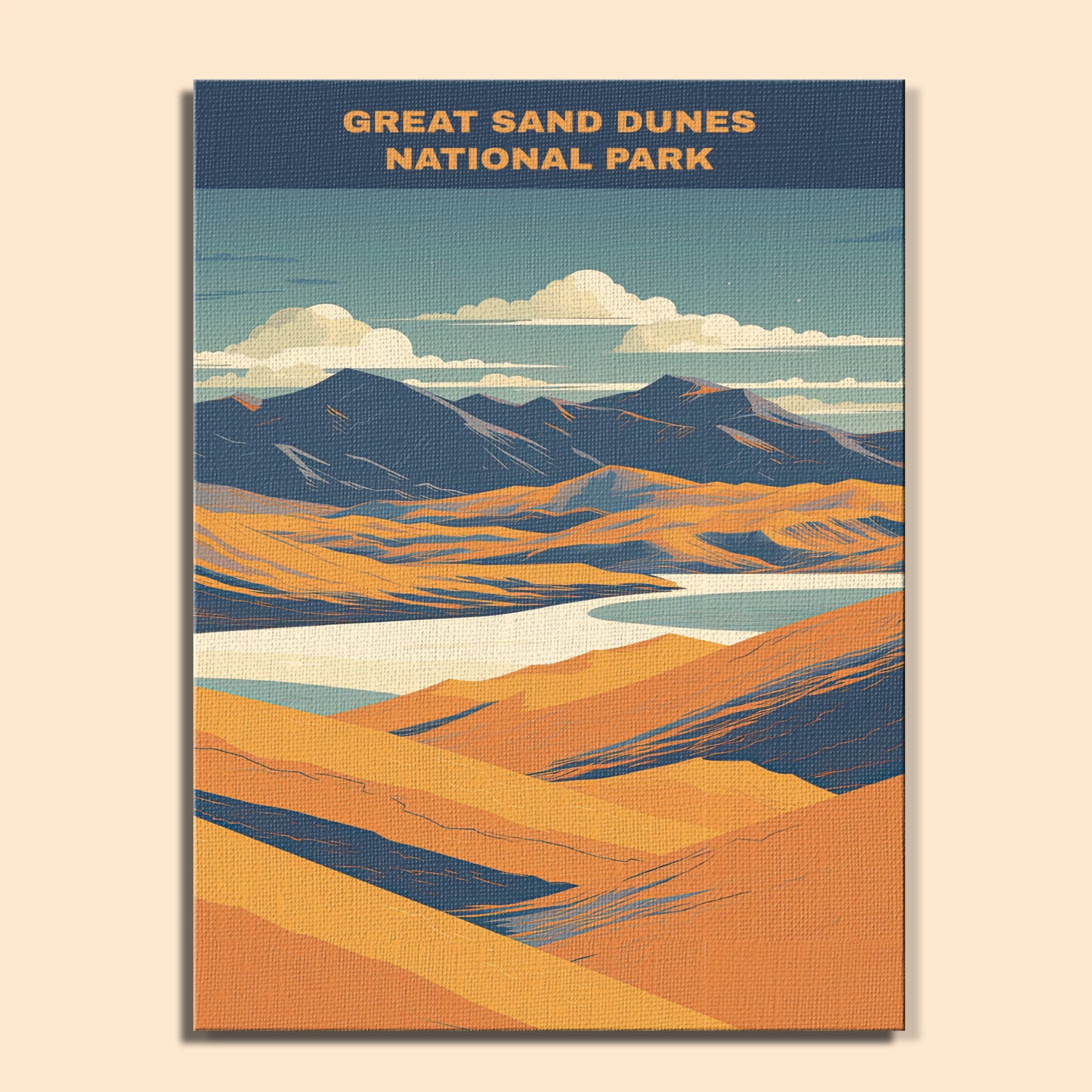Great Sand Dunes National Park | Paint by Numbers Kit EasyArtJoy