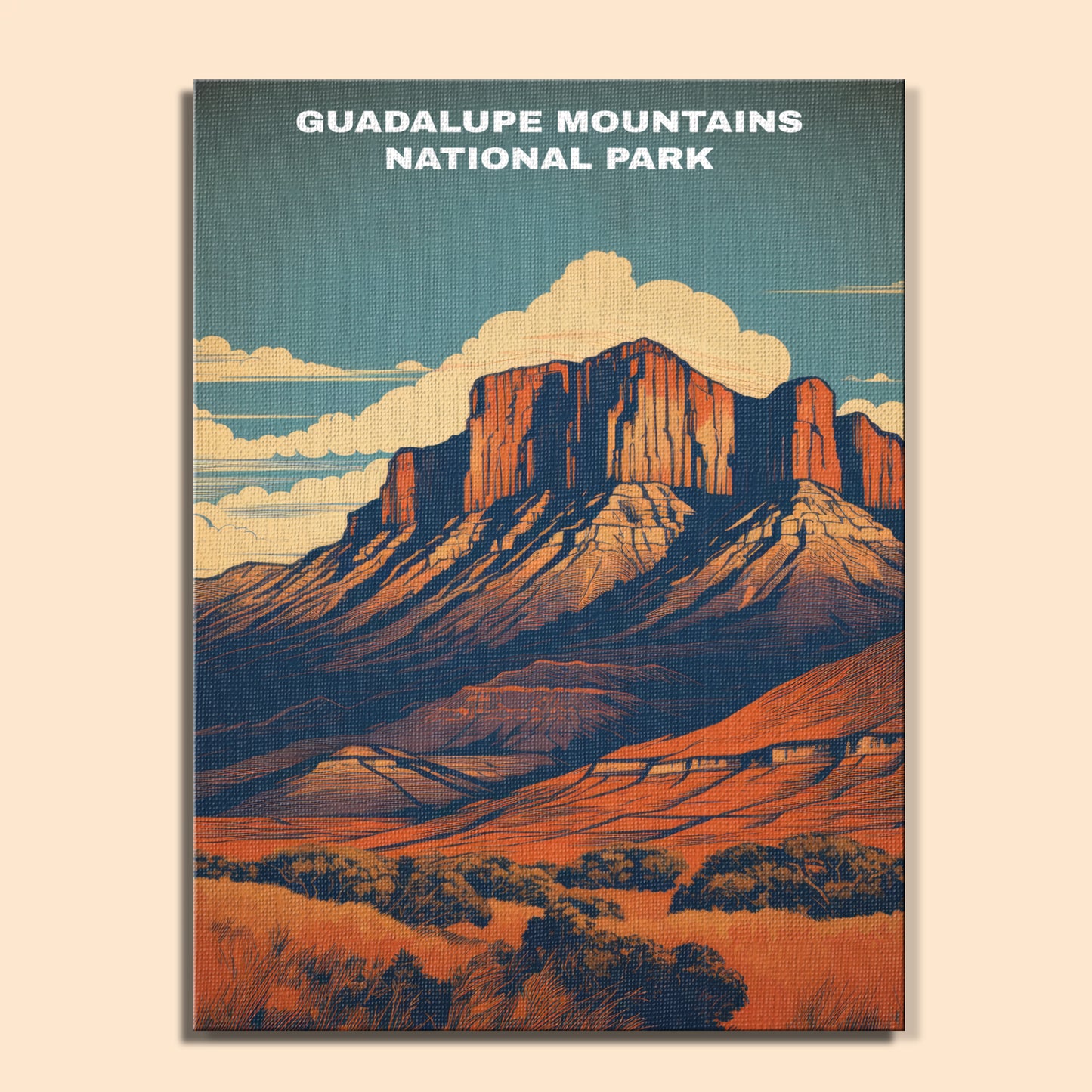 Guadalupe Mountains National Park | Paint by Numbers Kit EasyArtJoy