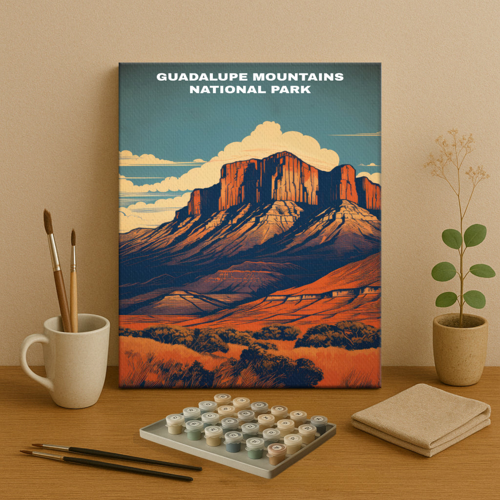 Guadalupe Mountains National Park | Paint by Numbers Kit EasyArtJoy