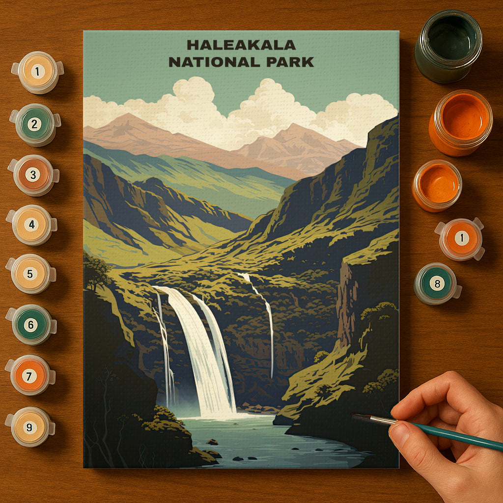 Haleakala National Park | Paint by Numbers Kit EasyArtJoy