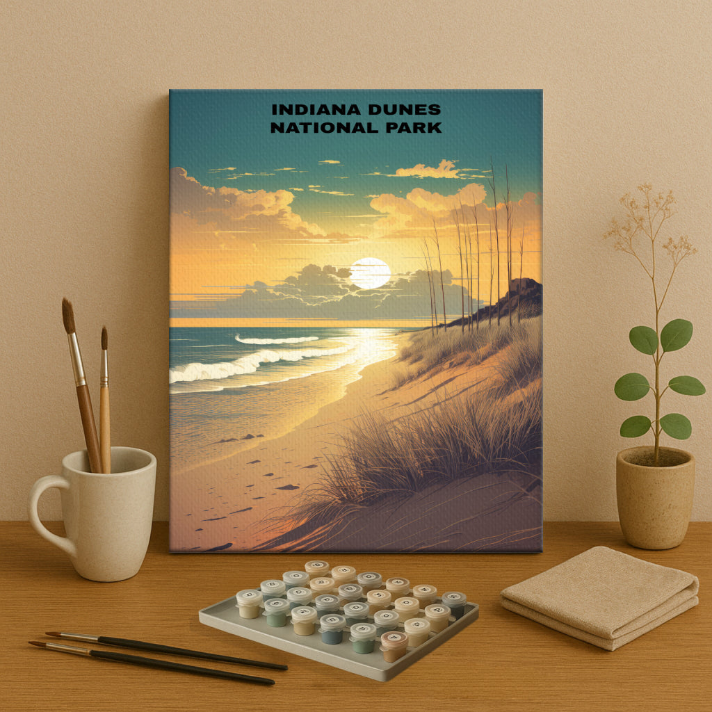 Indiana Dunes National Park | Paint by Numbers Kit EasyArtJoy