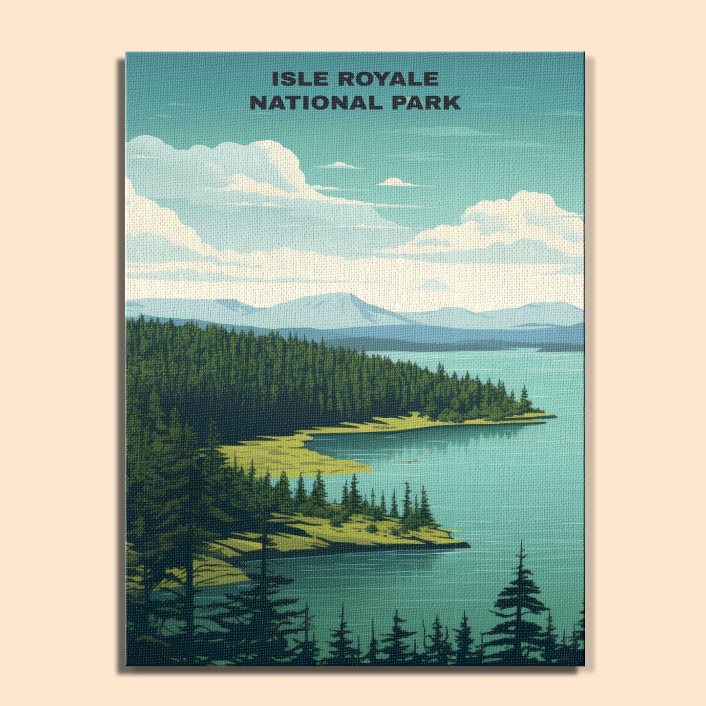 Isle Royale National Park | Paint by Numbers Kit EasyArtJoy