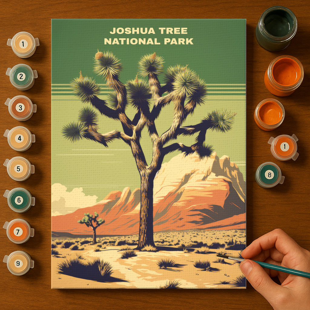 Joshua Tree National Park | Paint by Numbers Kit EasyArtJoy