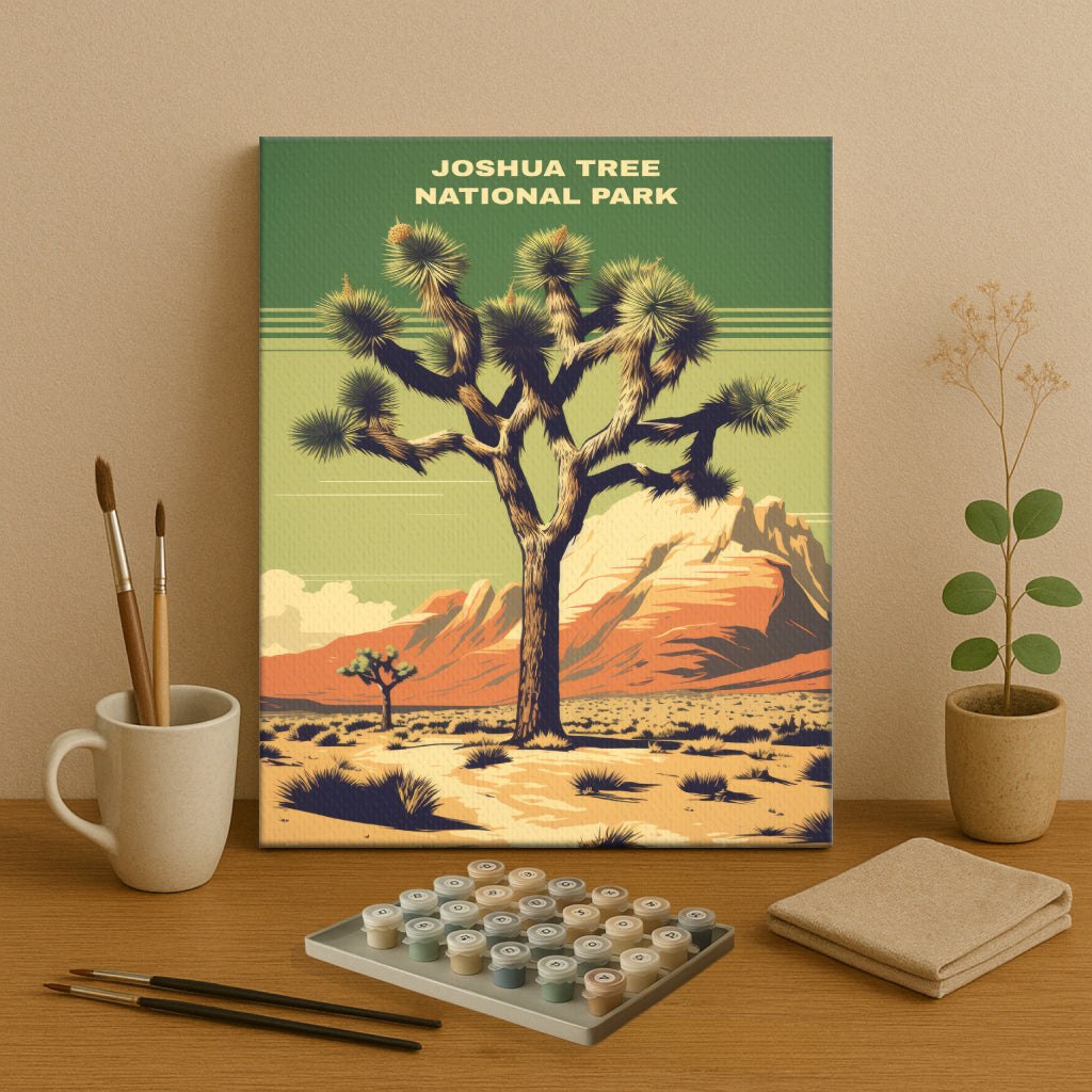 Joshua Tree National Park | Paint by Numbers Kit EasyArtJoy