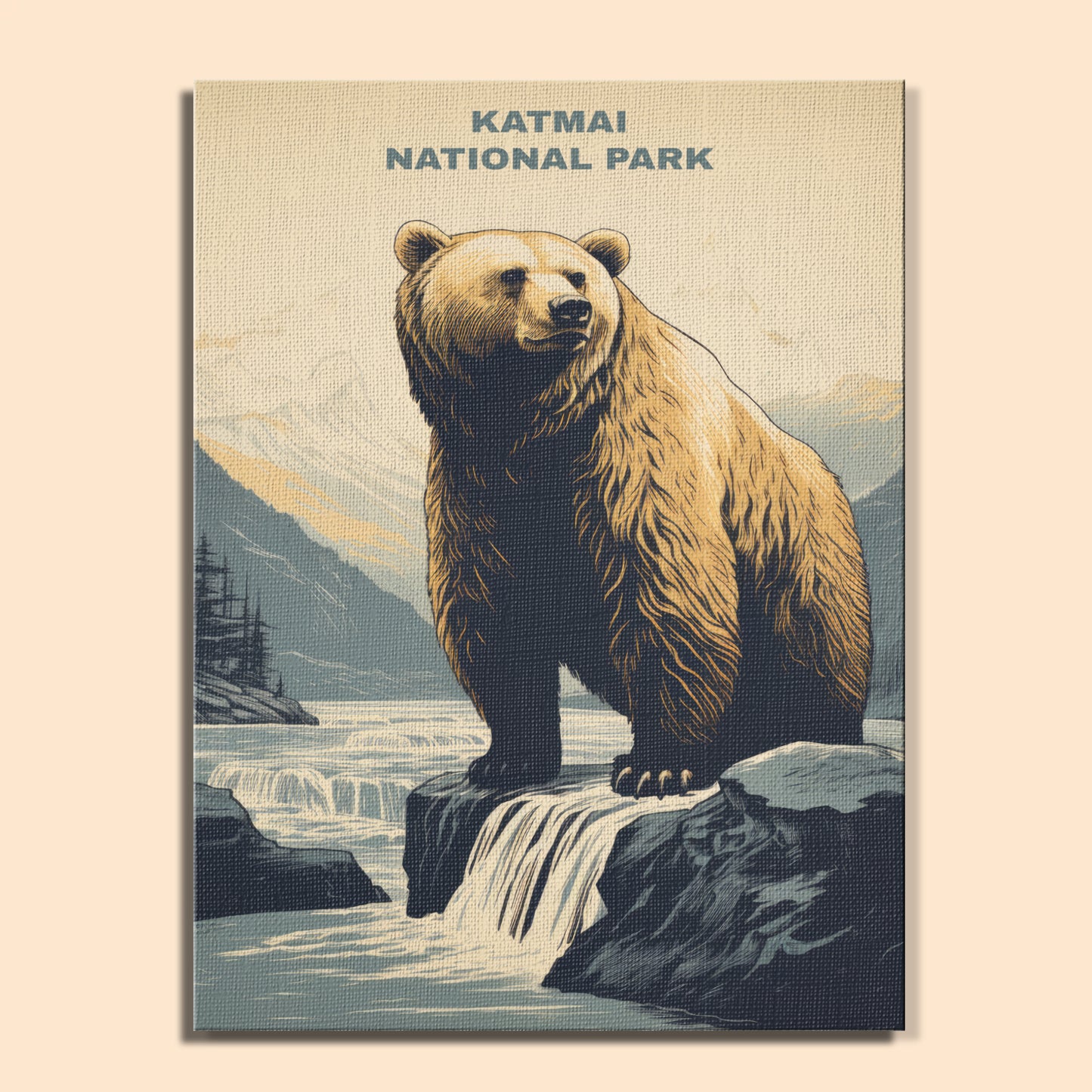 Katmai National Park | Paint by Numbers Kit EasyArtJoy