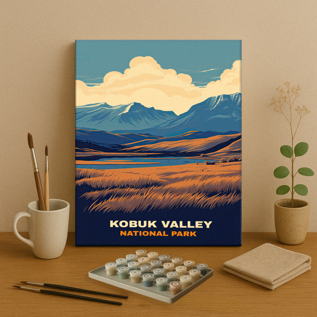Kobuk Valley National Park | Paint by Numbers Kit EasyArtJoy