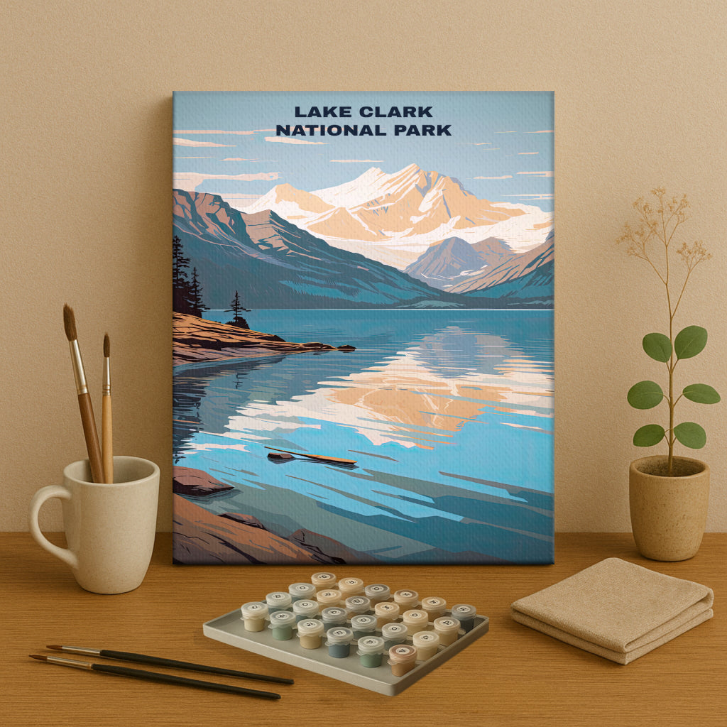 Lake Clark National Park | Paint by Numbers Kit EasyArtJoy