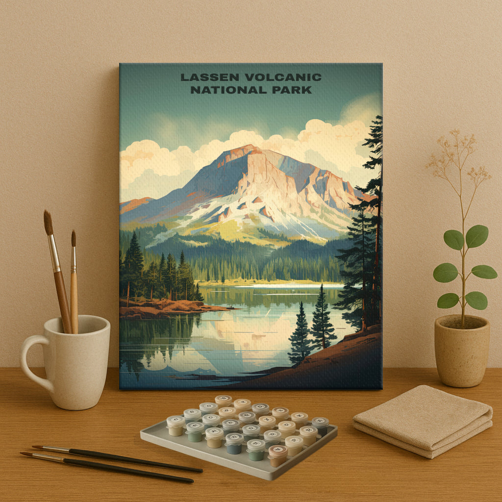 Lassen Volcanic National Park | Paint by Numbers Kit EasyArtJoy