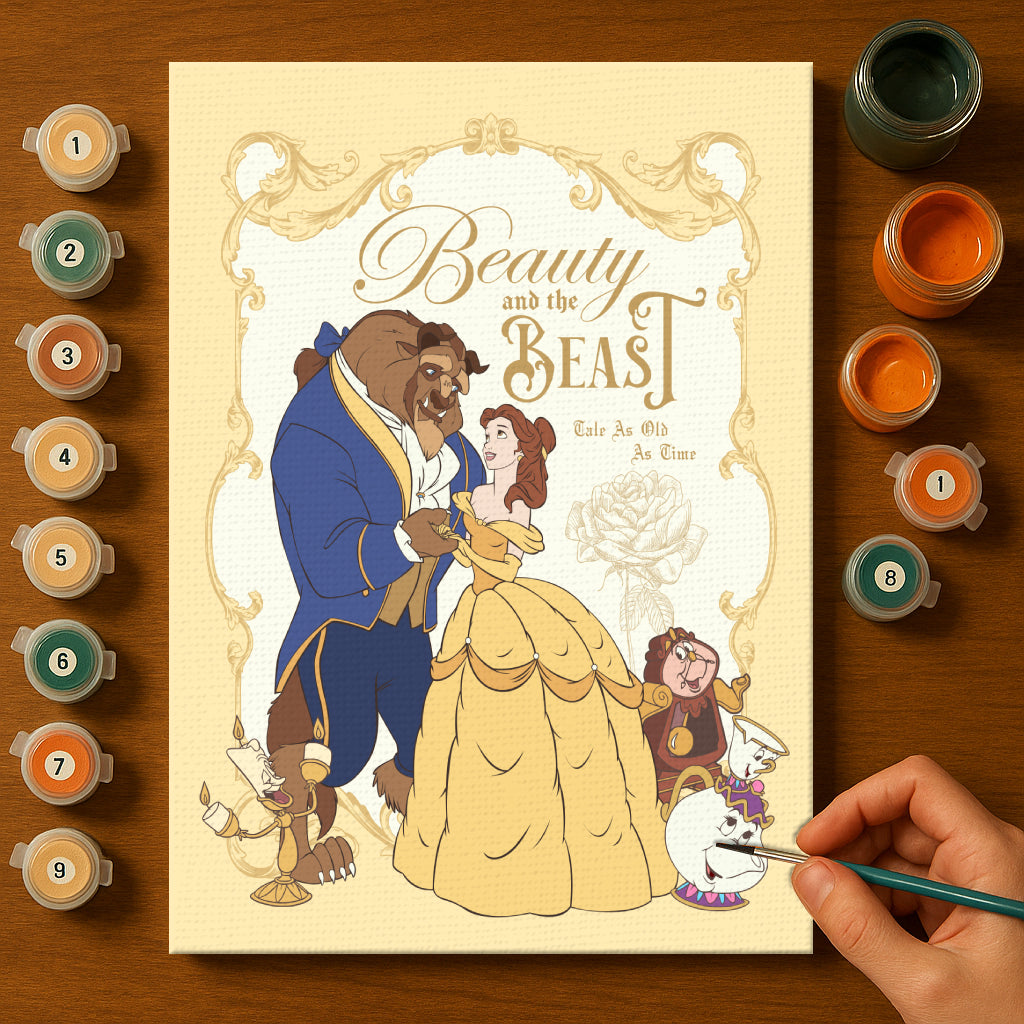 Magical Mouse Friends #16 | Paint by Numbers Kit EasyArtJoy
