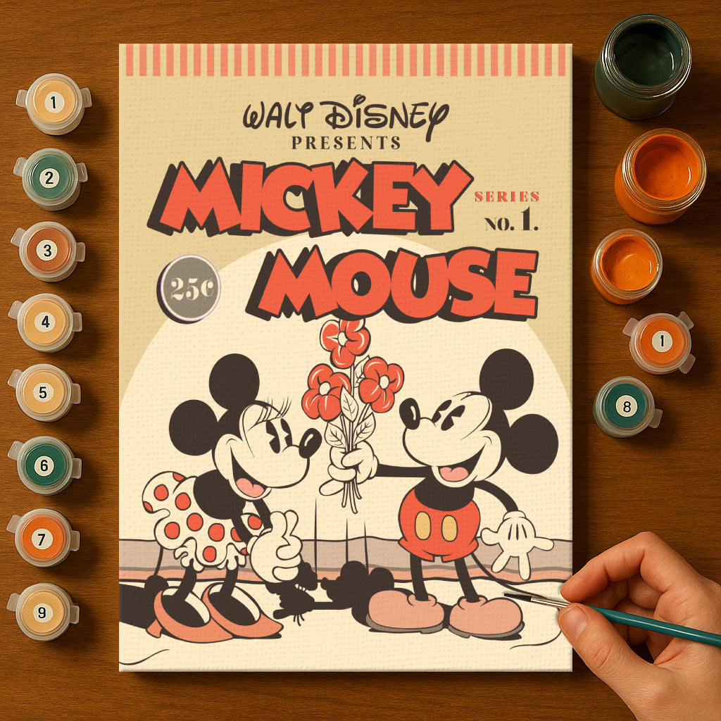 Magical Mouse Friends #1 | Paint by Numbers Kit EasyArtJoy