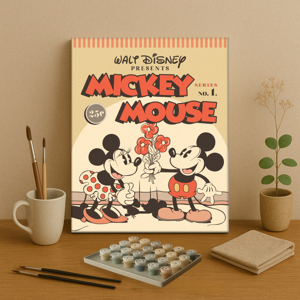 Magical Mouse Friends #1 | Paint by Numbers Kit EasyArtJoy