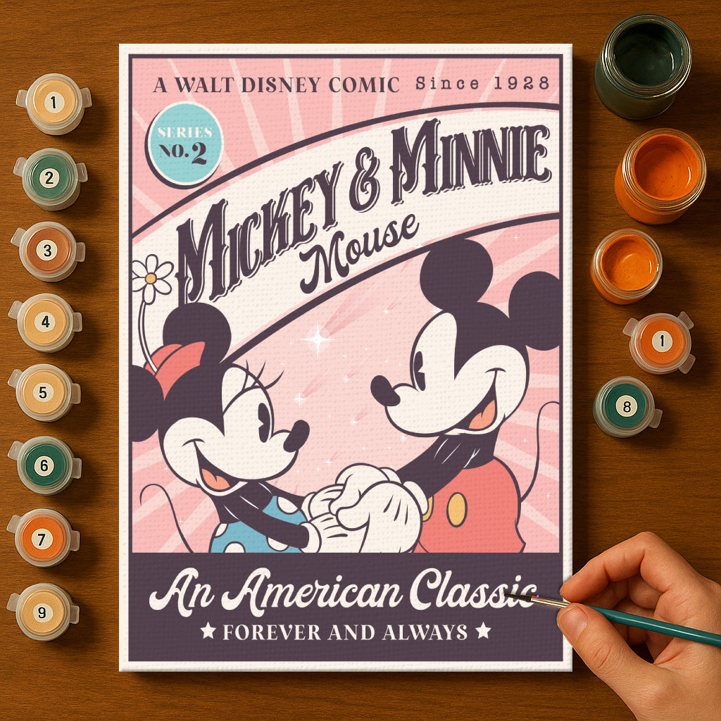 Magical Mouse Friends #23 | Paint by Numbers Kit EasyArtJoy