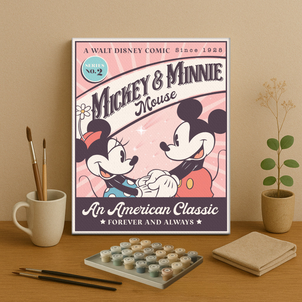 Magical Mouse Friends #23 | Paint by Numbers Kit EasyArtJoy