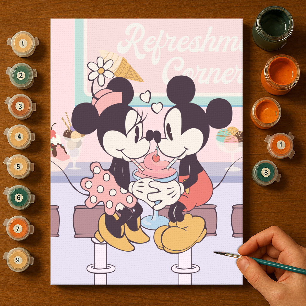 Magical Mouse Friends #27 | Paint by Numbers Kit EasyArtJoy