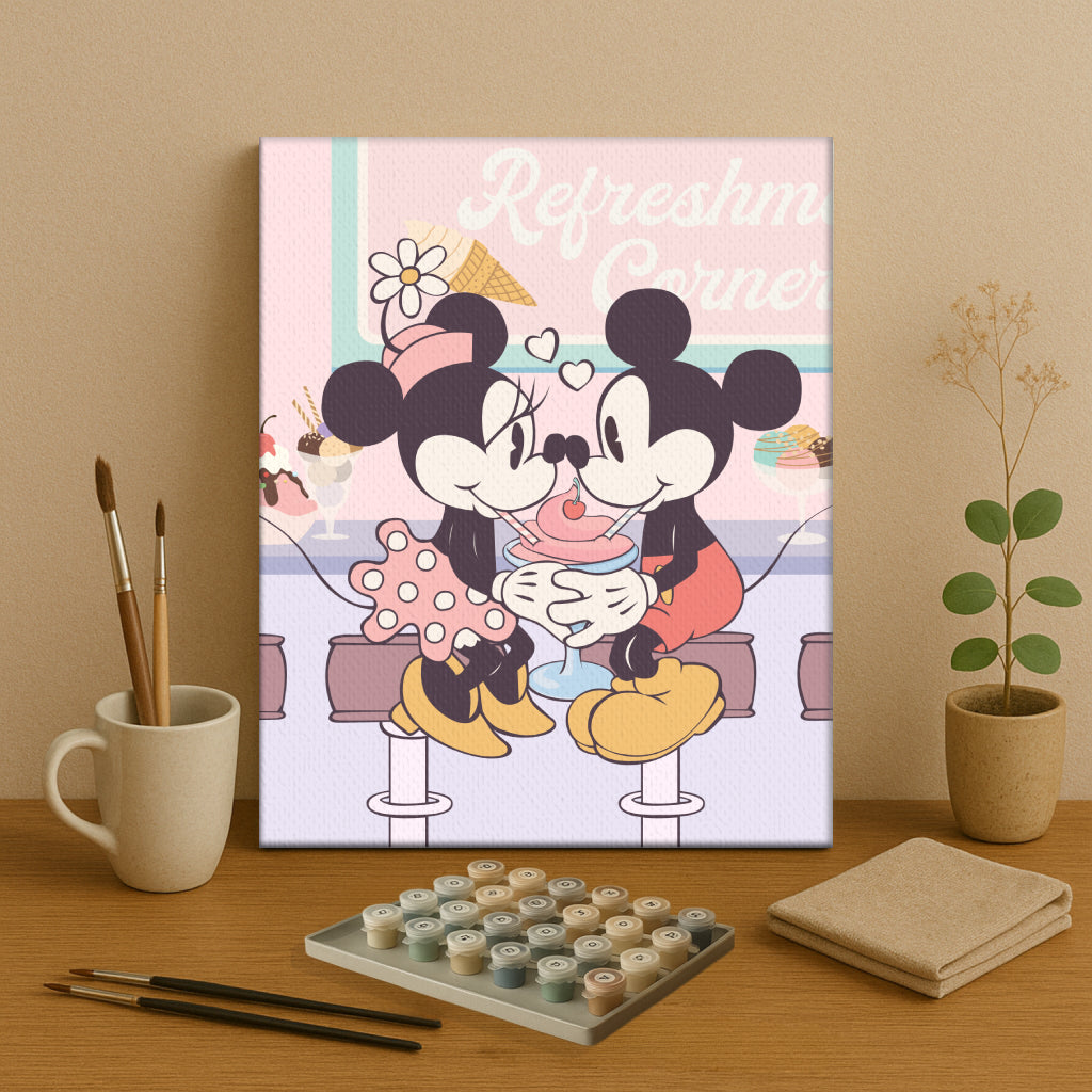 Magical Mouse Friends #27 | Paint by Numbers Kit EasyArtJoy