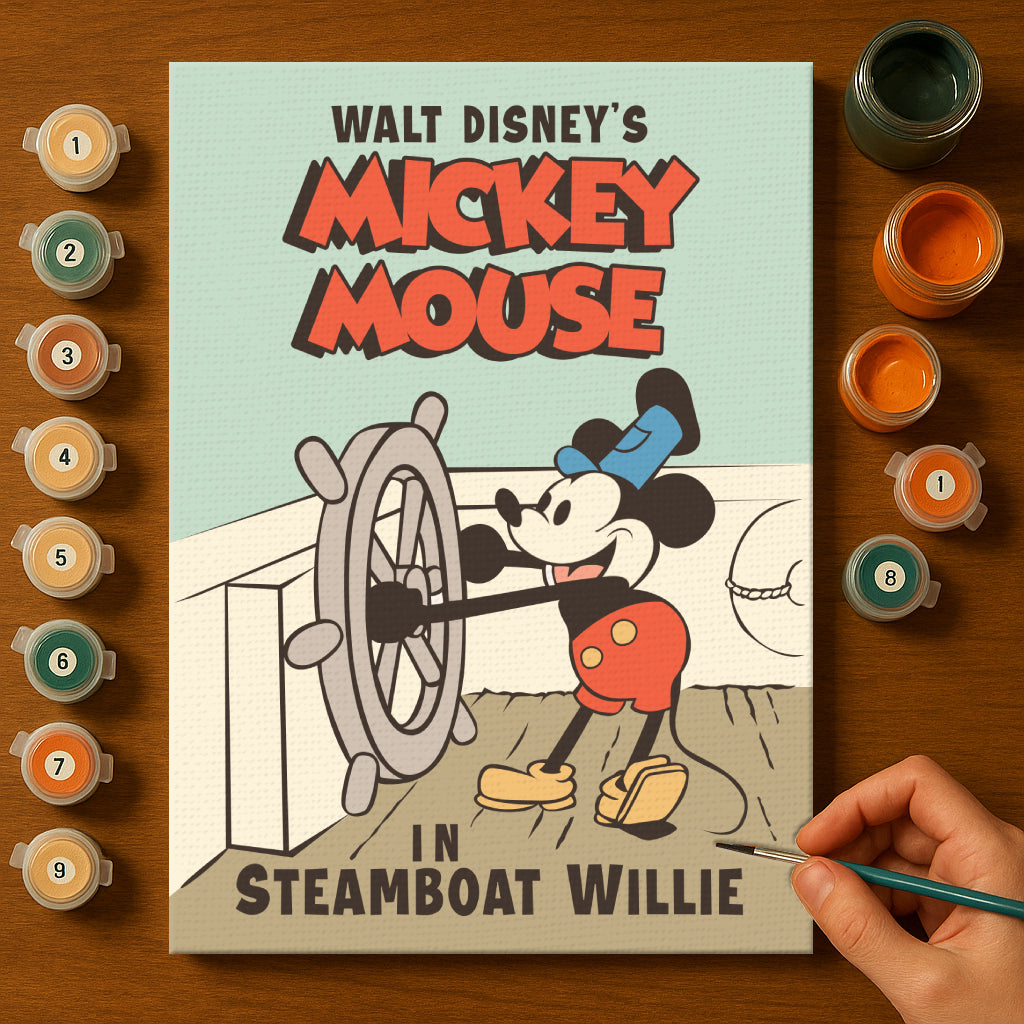 Magical Mouse Friends #2 | Paint by Numbers Kit EasyArtJoy