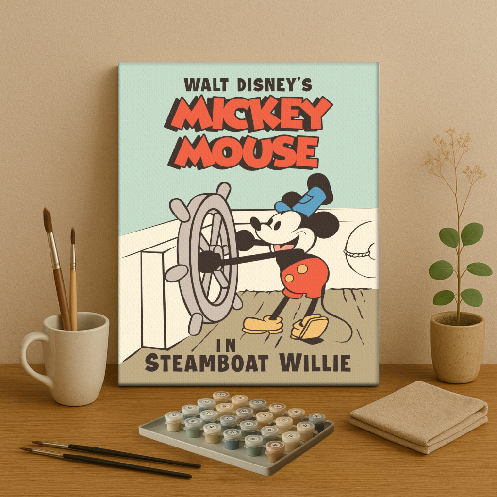 Magical Mouse Friends #2 | Paint by Numbers Kit EasyArtJoy