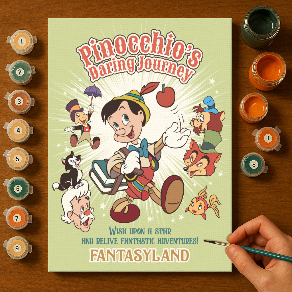 Magical Mouse Friends #31 | Paint by Numbers Kit EasyArtJoy