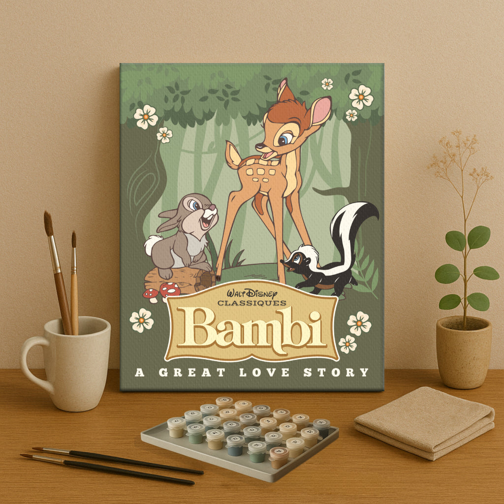Magical Mouse Friends #32 | Paint by Numbers Kit EasyArtJoy