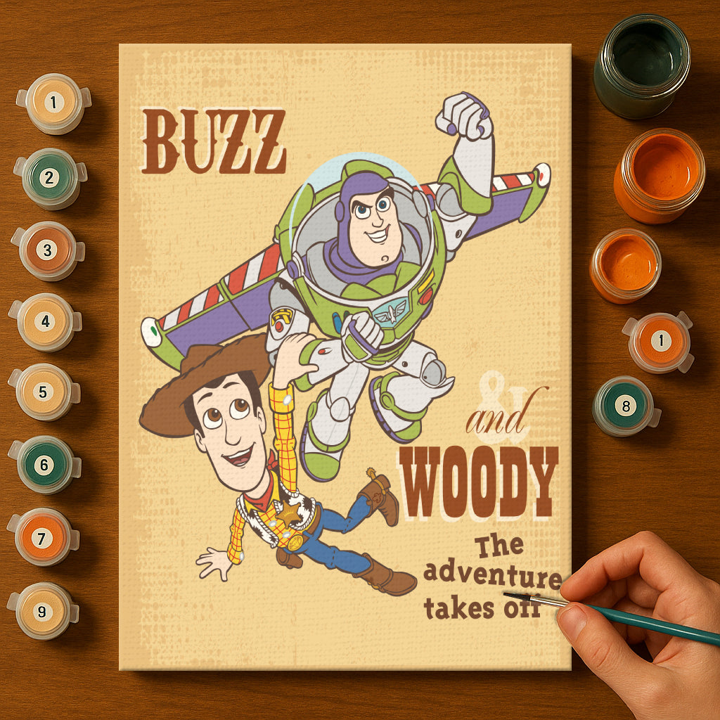 Magical Mouse Friends #35 | Paint by Numbers Kit EasyArtJoy