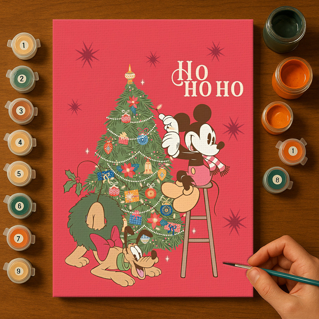 Magical Mouse Friends #40 | Paint by Numbers Kit EasyArtJoy