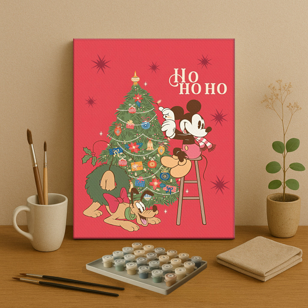 Magical Mouse Friends #40 | Paint by Numbers Kit EasyArtJoy