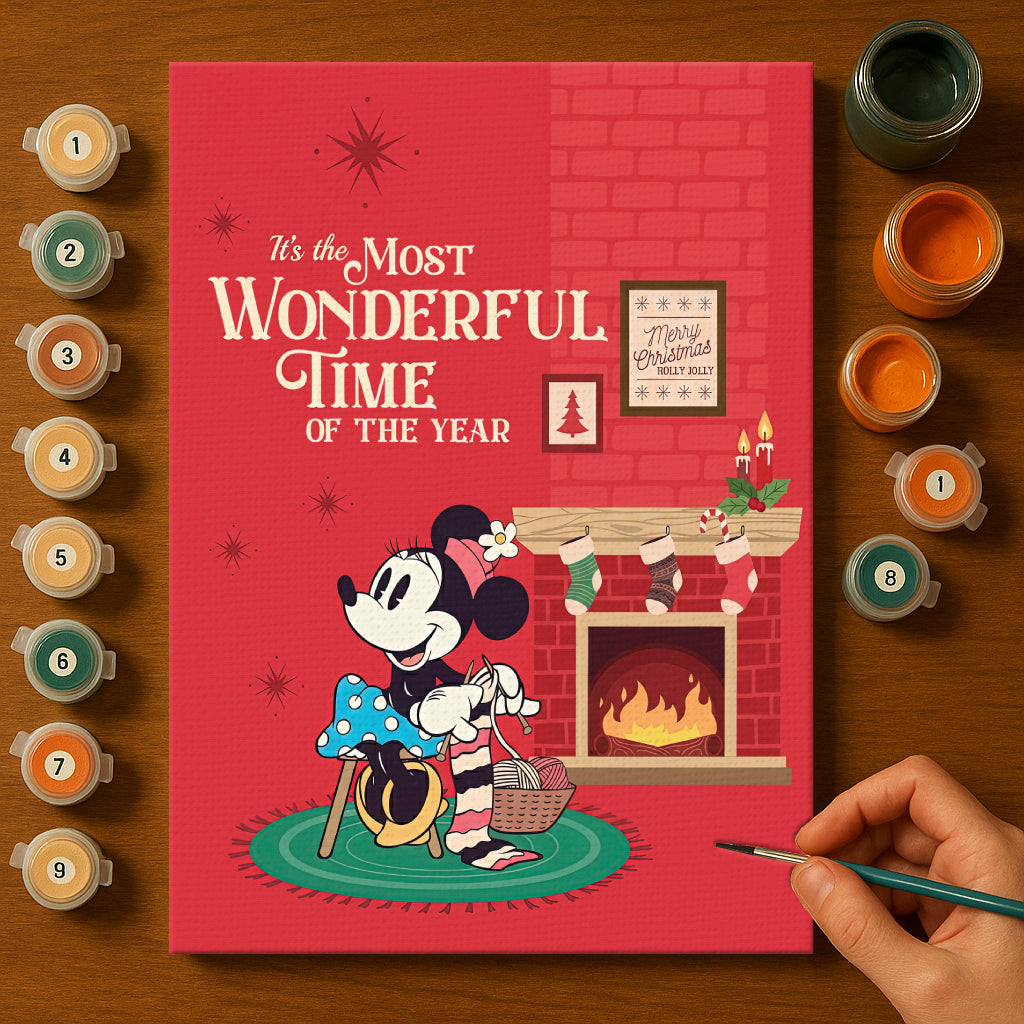 Magical Mouse Friends #41 | Paint by Numbers Kit EasyArtJoy