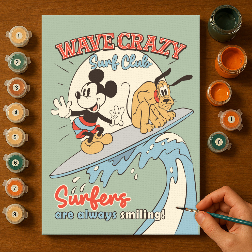 Magical Mouse Friends #4 | Paint by Numbers Kit EasyArtJoy