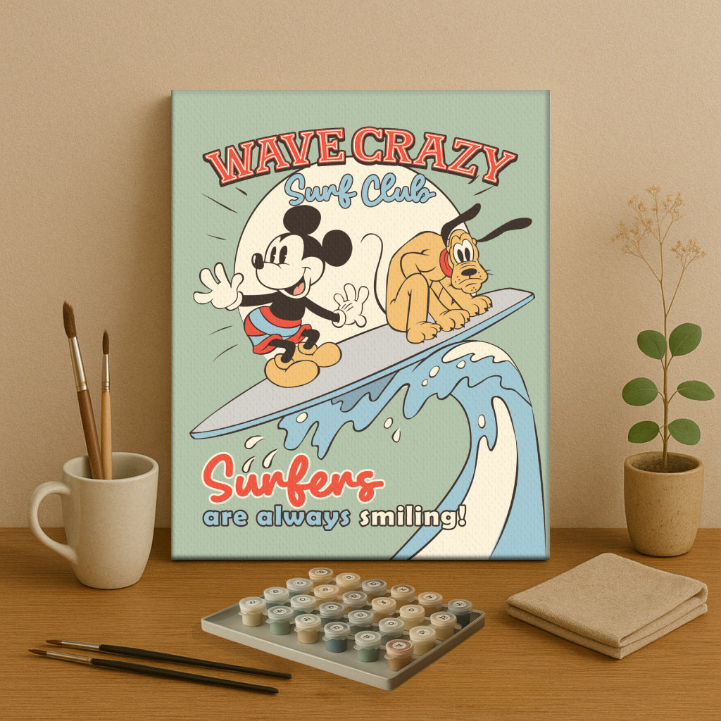 Magical Mouse Friends #4 | Paint by Numbers Kit EasyArtJoy