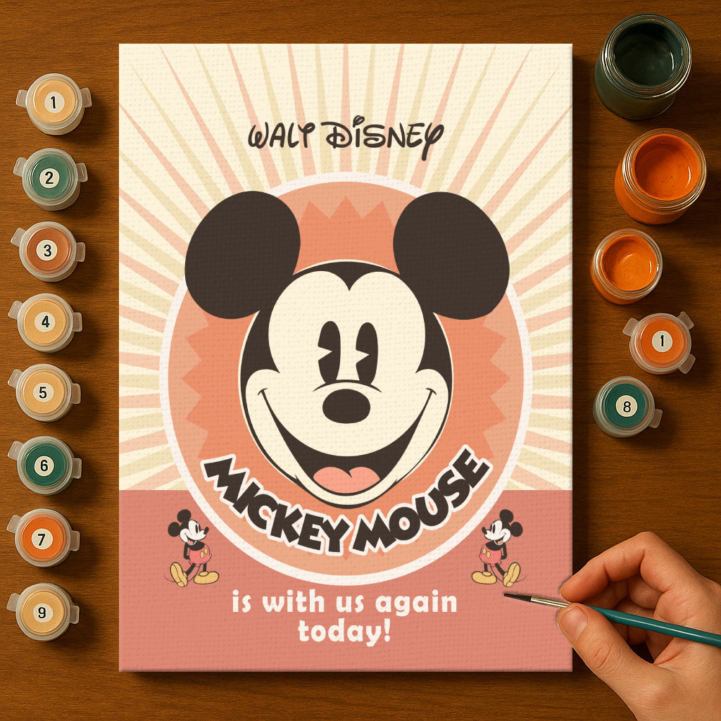 Magical Mouse Friends #5 | Paint by Numbers Kit EasyArtJoy