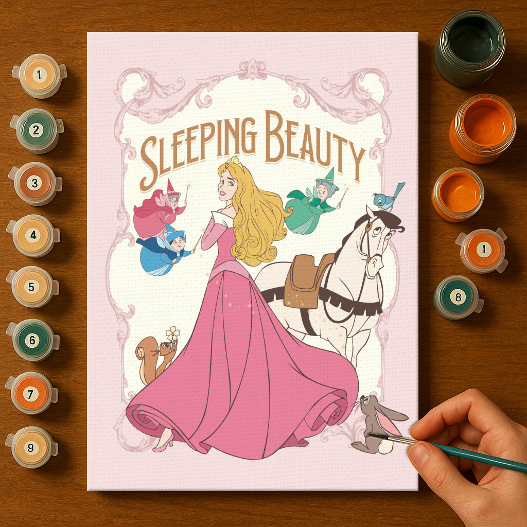 Magical Mouse Friends #9 | Paint by Numbers Kit EasyArtJoy