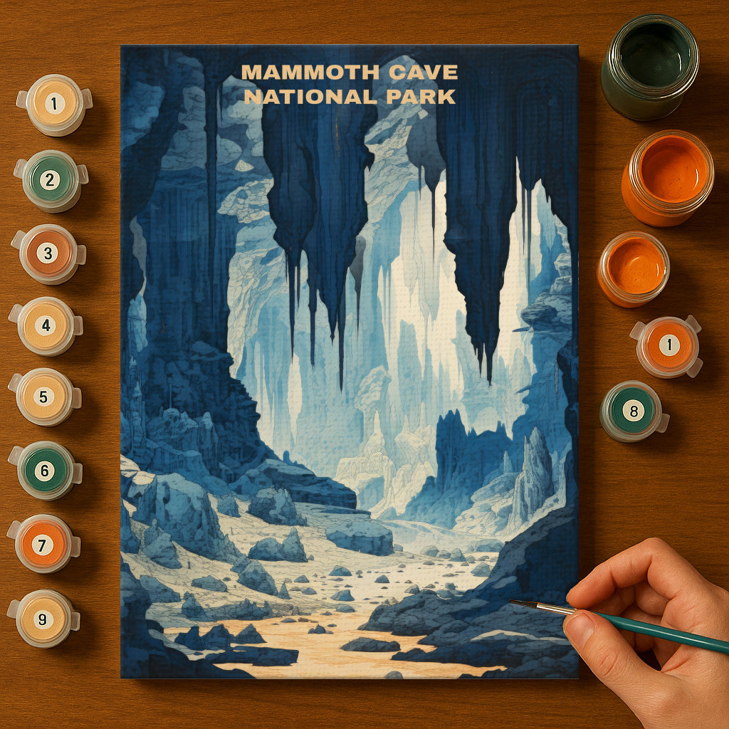 Mammoth Cave National Park | Paint by Numbers Kit EasyArtJoy