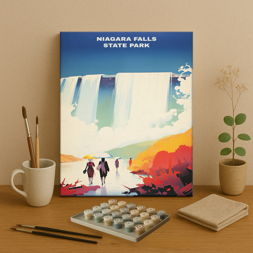 Niagara Falls State Park | Paint by Numbers Kit EasyArtJoy